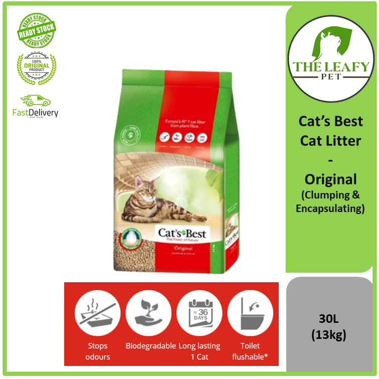 Cat's best / Cats Best Oko Plus Original Cat Litter 30L ( 13kg ) Lazada