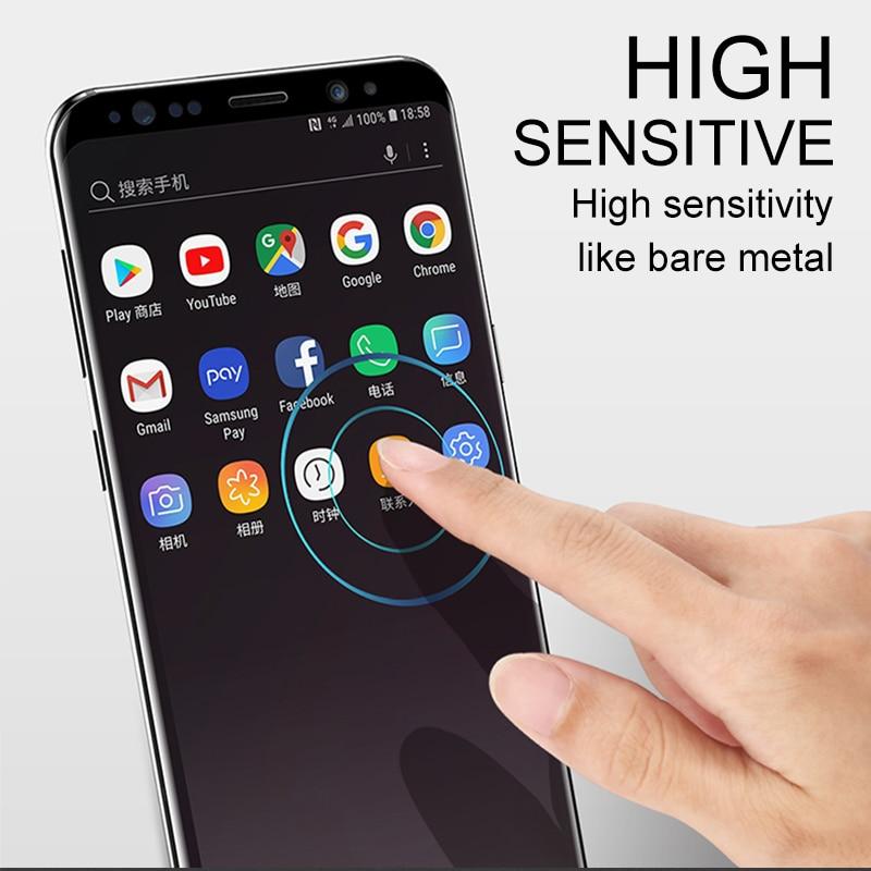 9D Tempered Glass Film For Samsung Galaxy S9 S8 Plus note 8 note 9 Full Curved Screen Protector