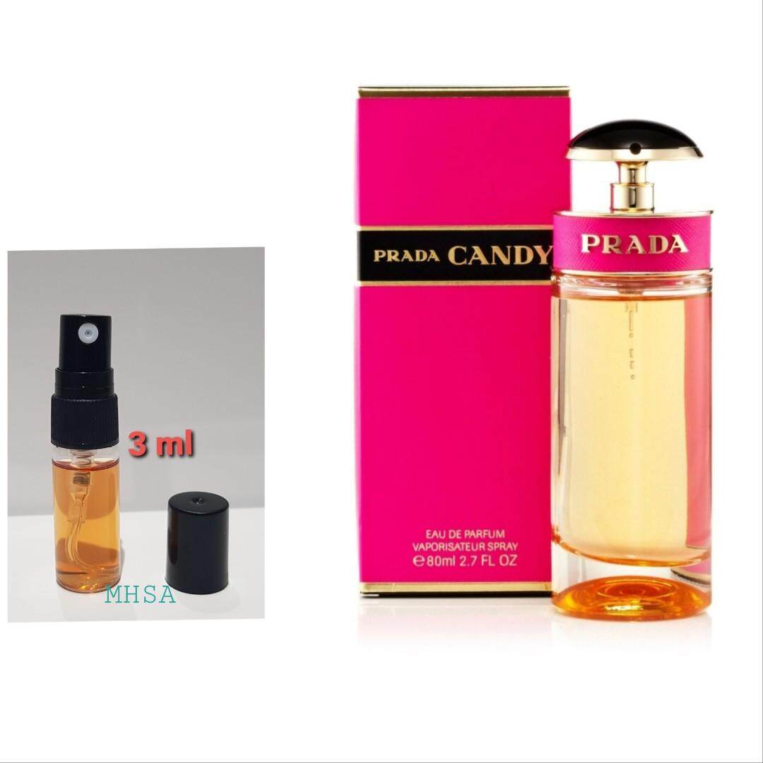 ?ORIGINAL❗️Prada Candy For Her EDP 3 ml - Refillable Travel Spray Perfume  (No Box) | Lazada