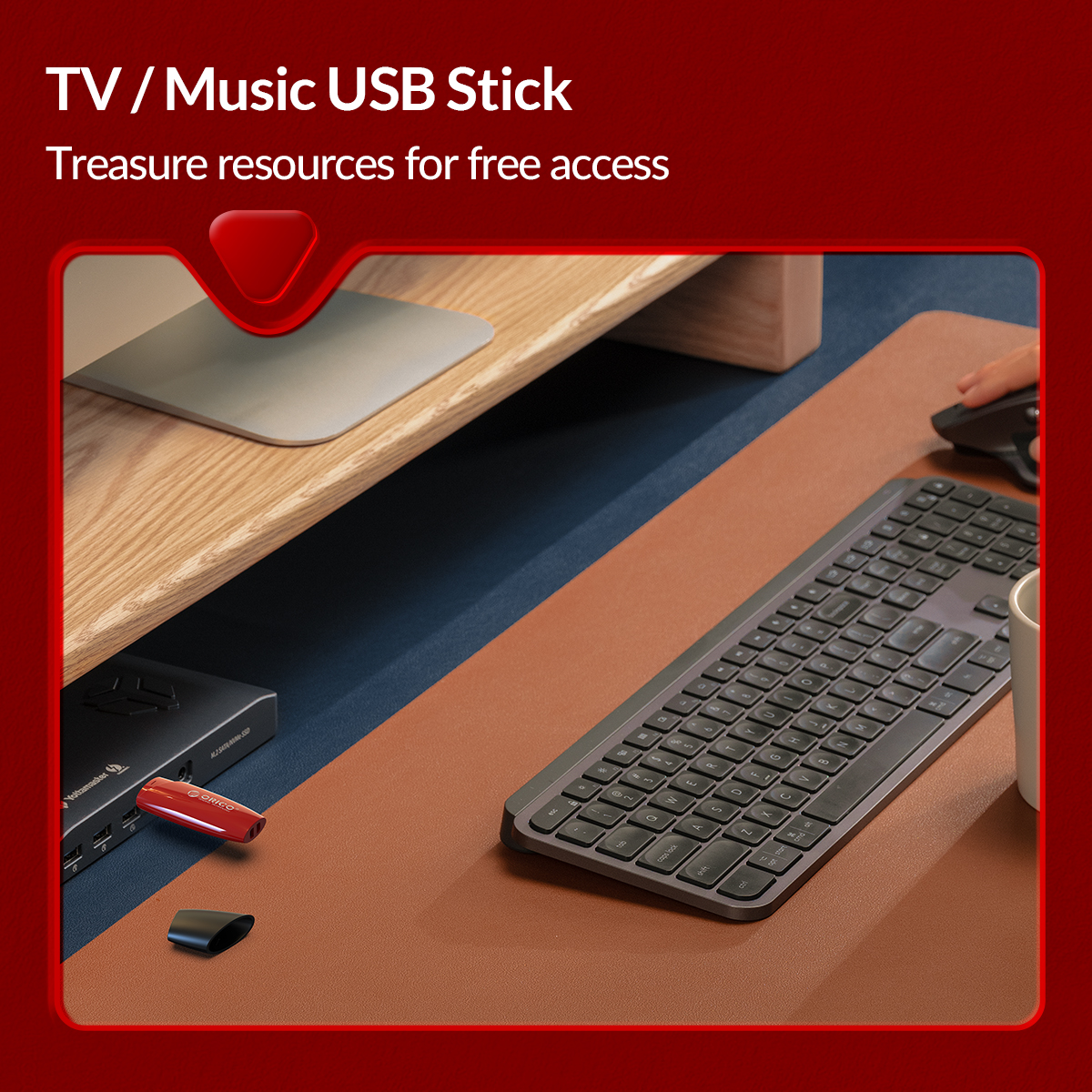 Music USB Stick ORICO USB Flash Drive Pen Drive 64GB/128GB/256GB USB 3.0 Chất Liệu ABS Flash USB Stick Cho Máy Tính TV Âm Thanh Xe Hơi (U3-S)
