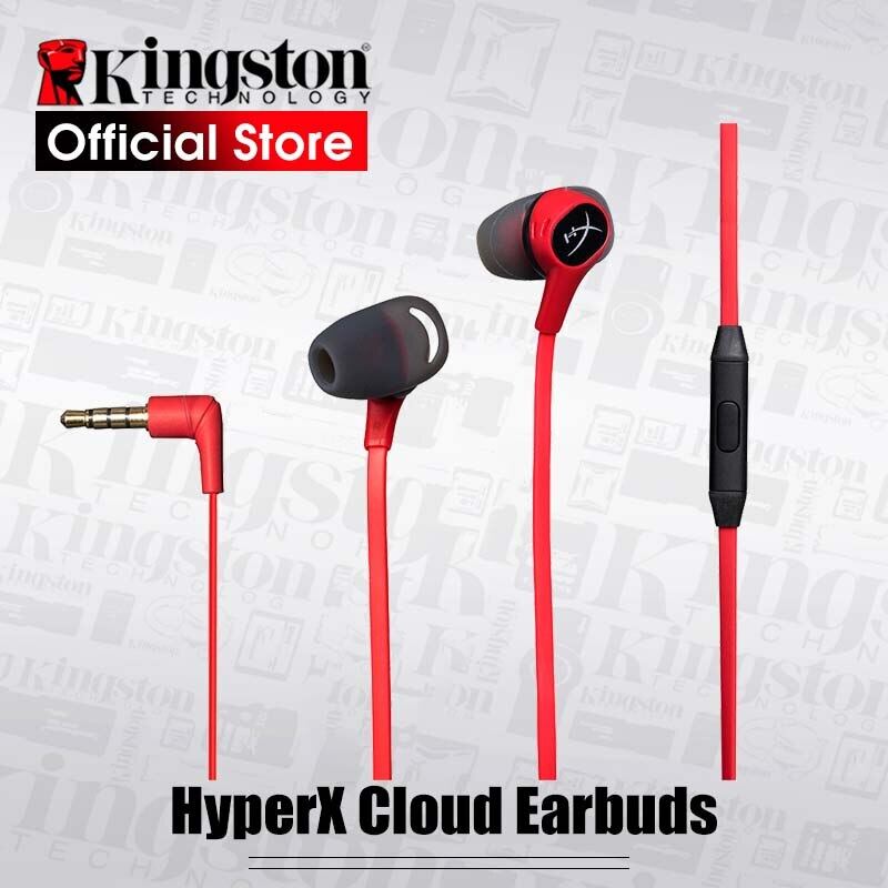 hyperx cloud earbuds gaming headphones with mic