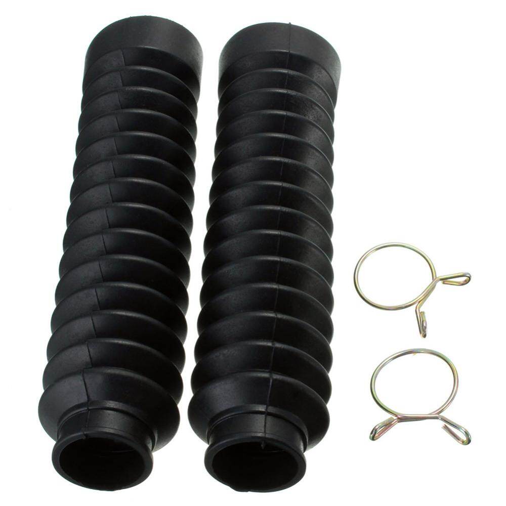 2pcs Motorcycle Front Fork Cover Universal Front Fork Shock Absorber Dust Cover Rubber Motorcycle Accessories