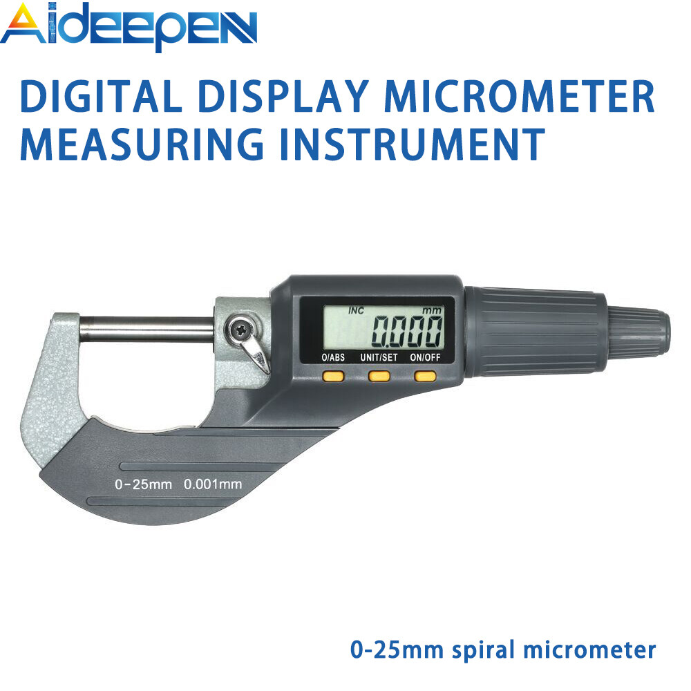 【Ready Stock】Original Aideepen Digital Display Micrometer Measuring