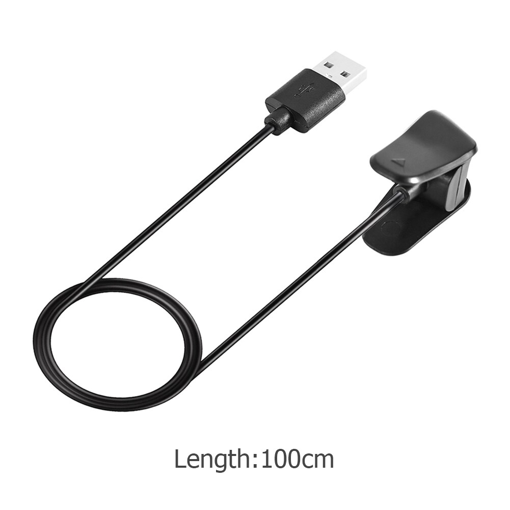 {hot} 1m USB Fast Charging Data Cable Power Cable Charger For Garmin Vivosmart 4 Watch Charging Cradle Clip Power Supply Data Cord