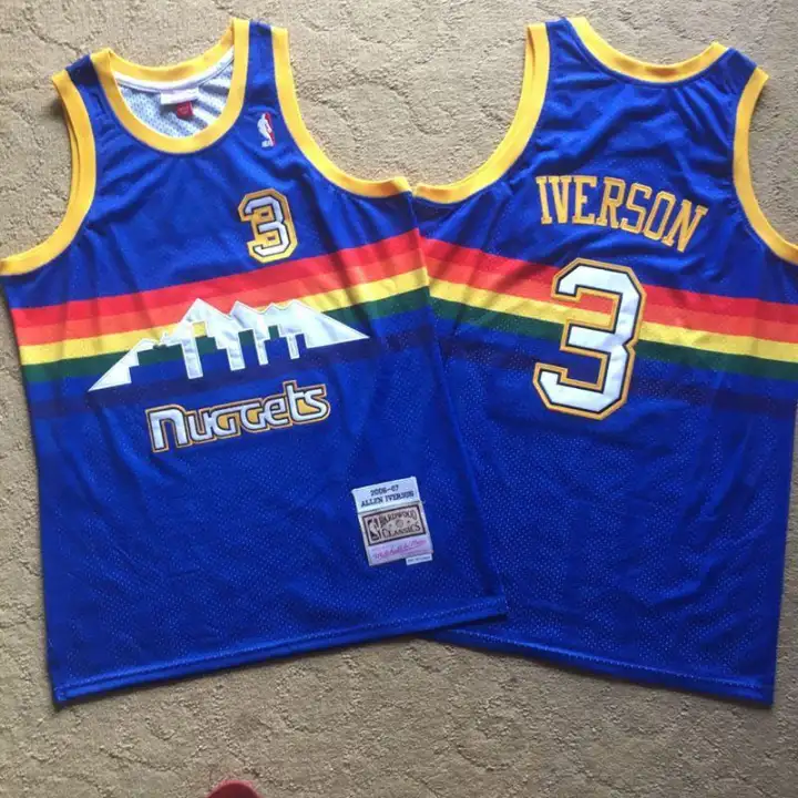 nuggets hardwood classics jersey