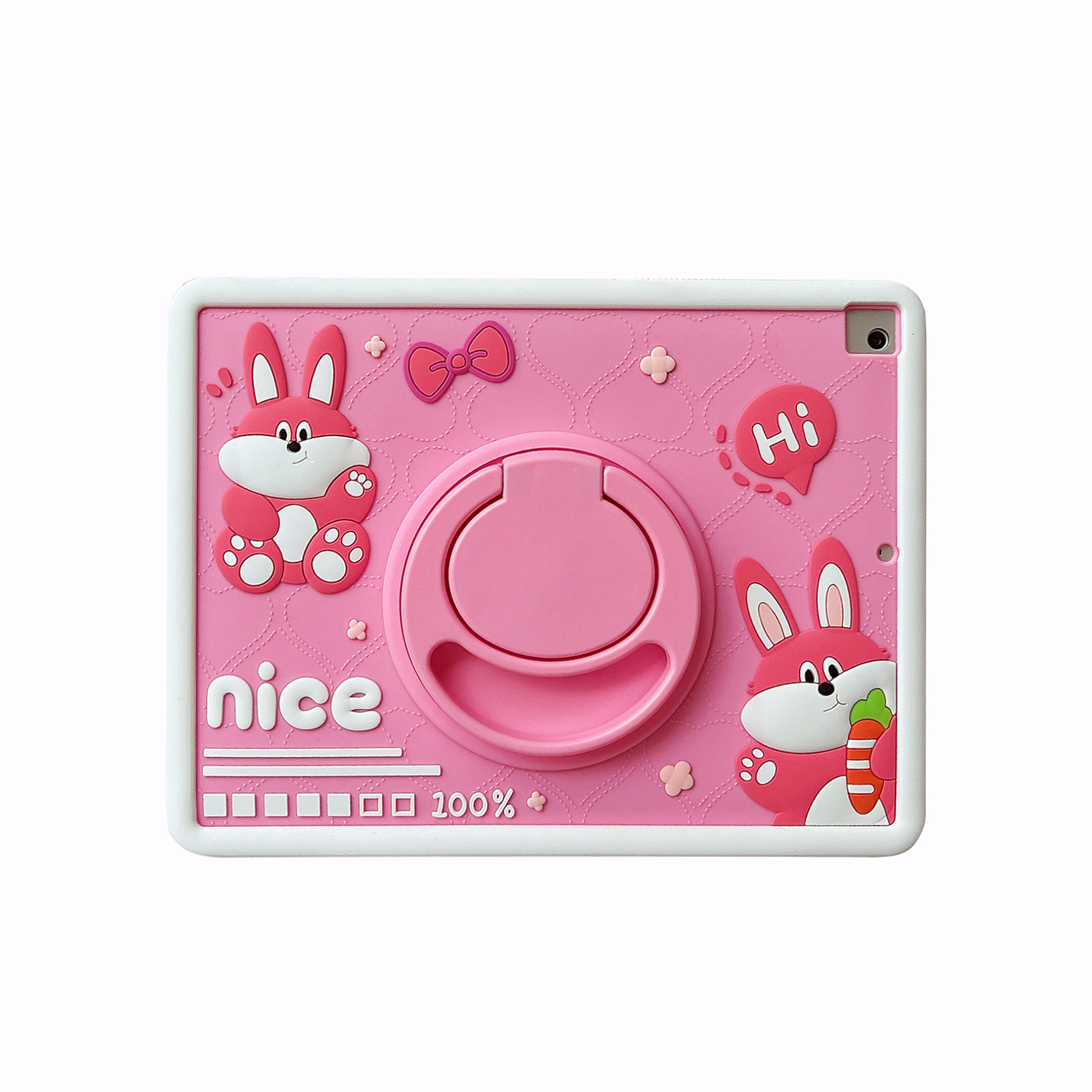 Kids cartoon rabbit case for samsung galaxy tab a8 10.5 2021 sm-x200 x205 tab s6 lite 10.4 sm-p610 p615 tab a7 lite 8.7 t220 t225 tab a 8.0 sm-t290 t295 stand silicon tablet case