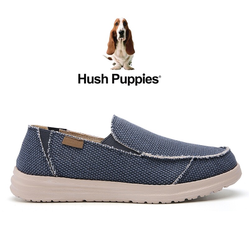 Hush Puppies รองเท้าผู้ชาย รุ่น WATHERSMART HP IH1223 -สีฟ้า รองเท้าผ้าใบ Loafers Men Shoes รองเท้าลำลอง ราคา 699 บาท*ส่งฟรี