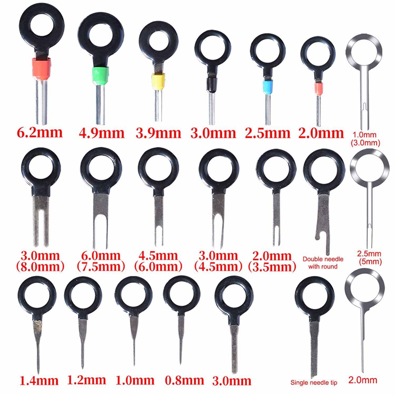 Terminal Plug Key 21Pcs Terminals Removal Key Tools Set For Car, Auto Electrical Wiring ...