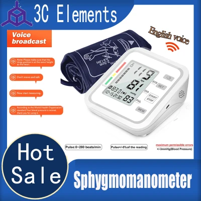 (READY STOCK) PORTABLE ARM STYLE BLOOD PRESSURE MONITOR Blood Pressure Monitor Sphygmomanometer