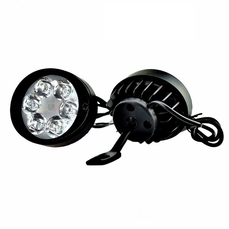 2 chiếc đèn pha xe máy đèn sương mù lái xe, 6 đèn led chiếu điểm làm việc, đèn sương mù xe tay ga đèn rọi gương bên xe mô tô