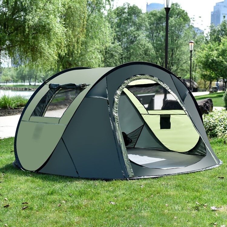 Outdoor camping tent Camping trips rain protected portable boat tent ...