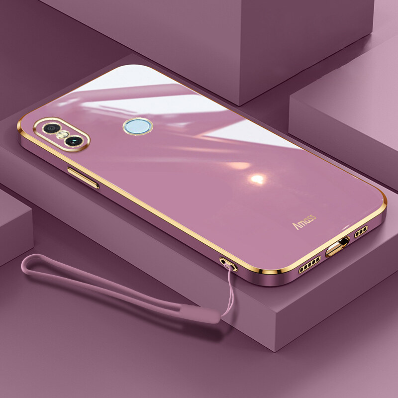 YBD Plating phone Case For Xiaomi Redmi Note 5 Casing Precise Camera Protection cases Luxury Straight Edge Cover