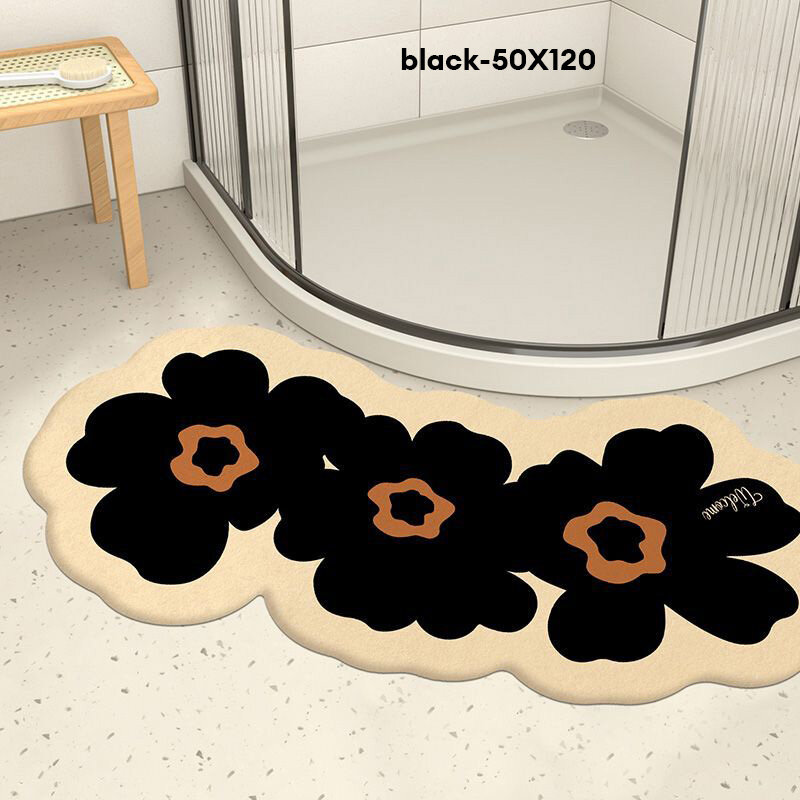 Bathroom absorbent non-slip mat arc mat shower room bathroom entrance rug bathroom entrance mat