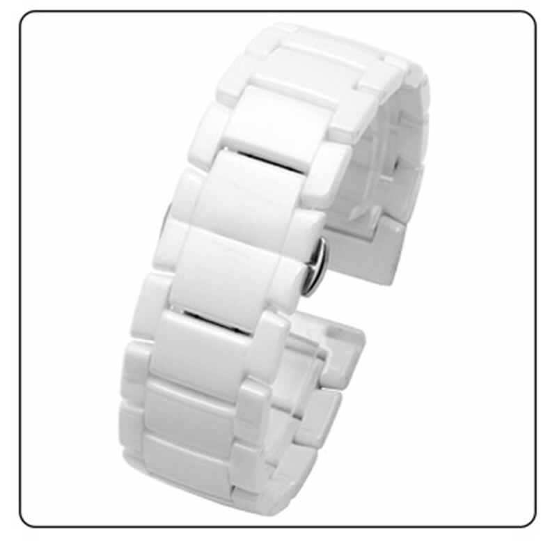 16mm 18mm 20mm 22mm Quick Release Ceramics Watchband Accessories Refit Wristband Bracelet Strap for Galaxy Watch Active 42mm 46mm