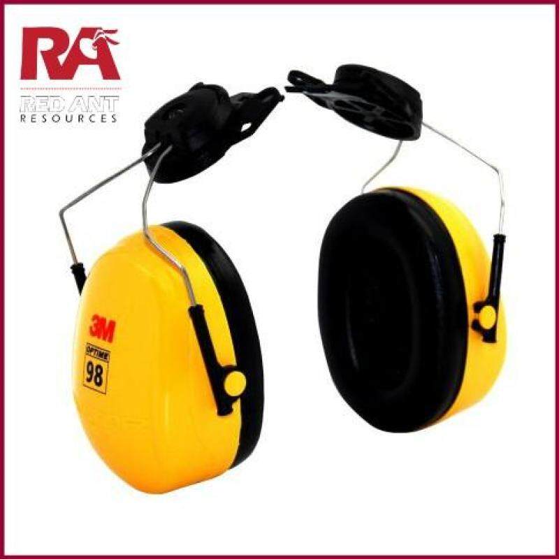 3M H9P3E PELTOR OPTIME 98 SERIES CAP-MOUNT EAR MUFF