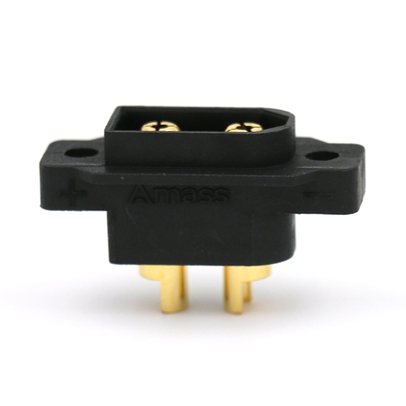 1 / 2 PCS Amass XT60EW-M Mountable XT60E Male Plug Connector for RC Drones Aircraft FPV Racing Drones