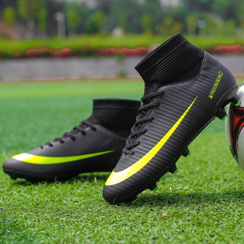 （FG/AG Size 3545）Professional Stud Shoes Artificial Grass Soccer Shoes