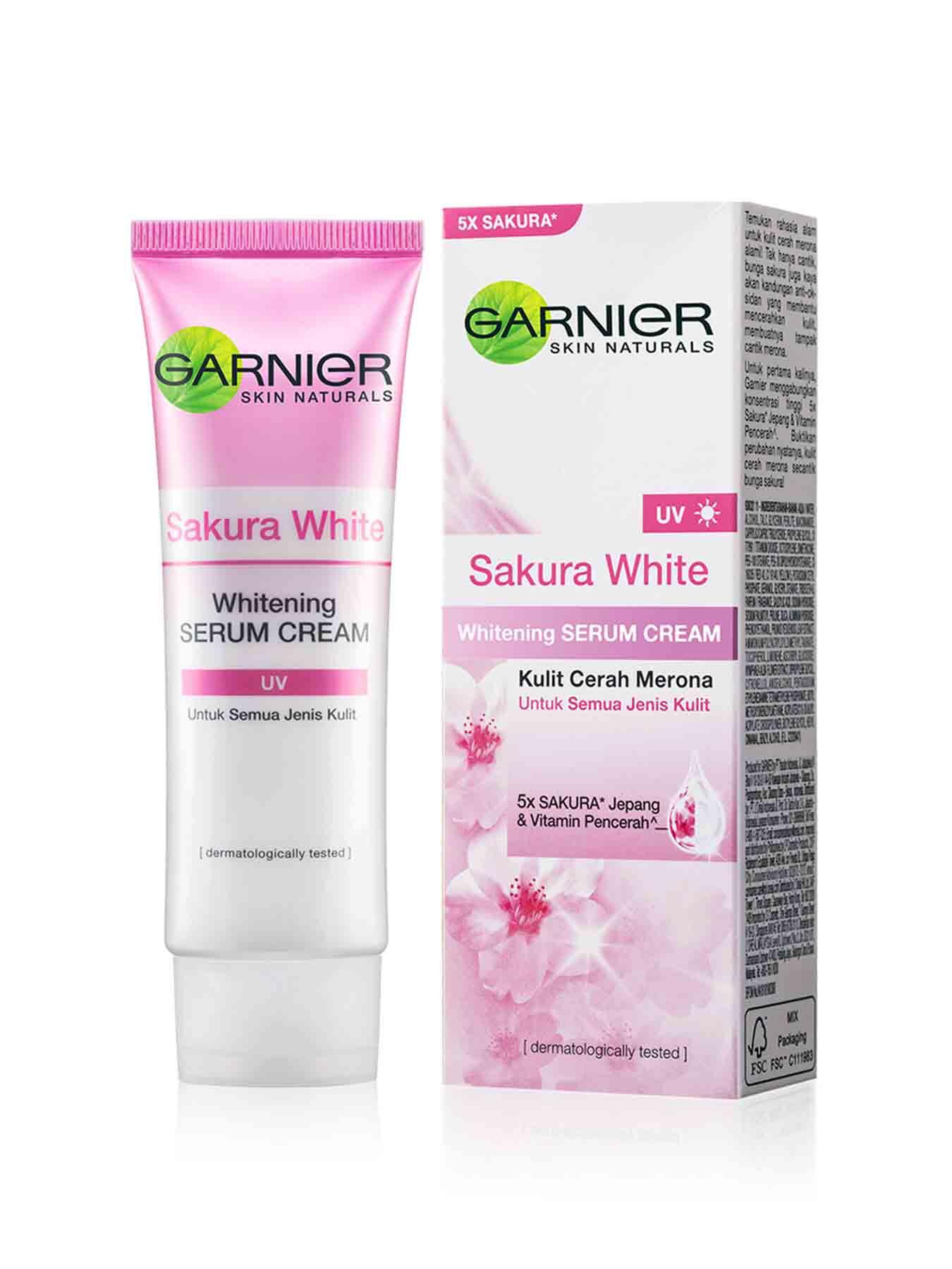 garnier sakura white cream