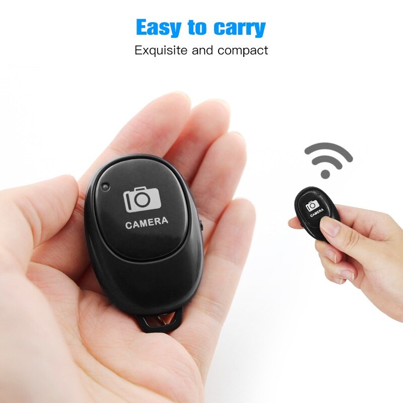 FONKEN Wireless Bluetooth Phone Selfie Stick Shutter Self-timer Timer Release Camera Remote Control for IOS Android
