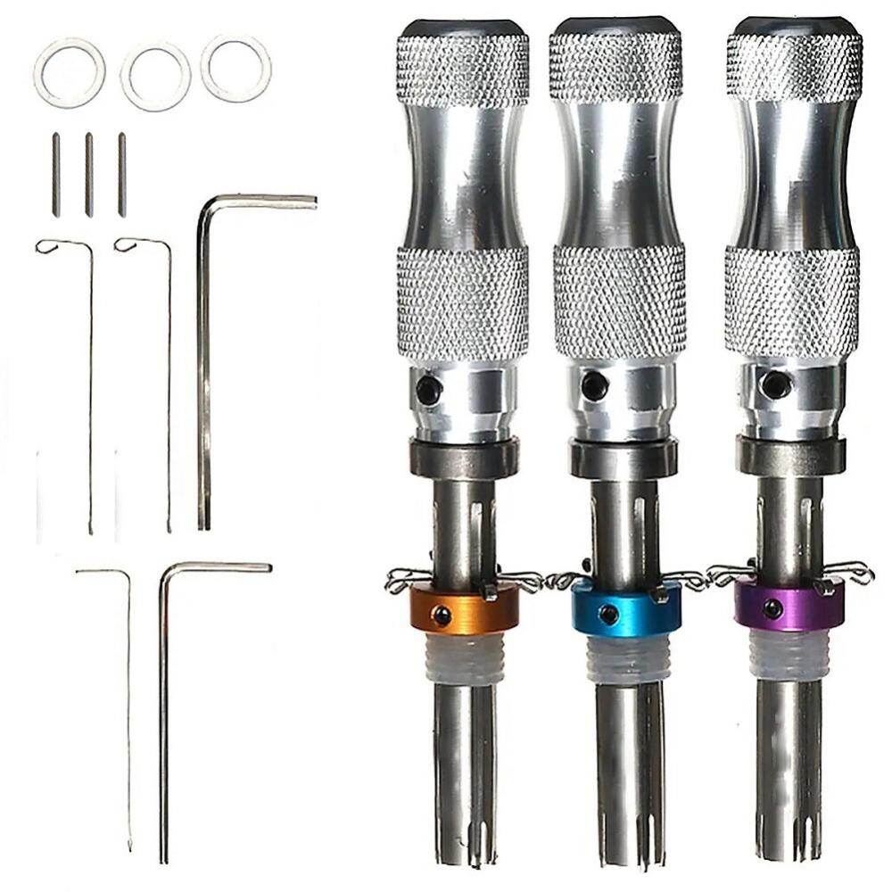 3 cái Ống 7 pins chọn khóa công cụ công cụ thợ khóa Bộ nậy khóa