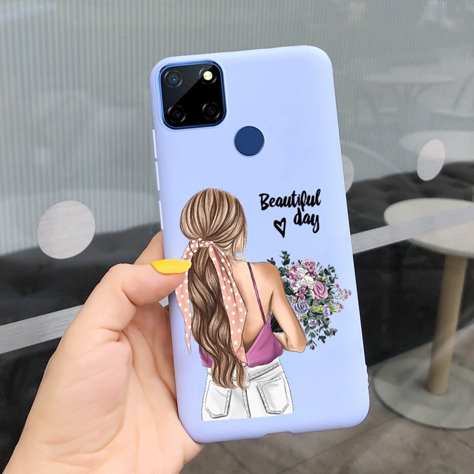 Realme C12 Cover For Girl For Realme C12 C15 C20 C21 C21Y C25Y C35