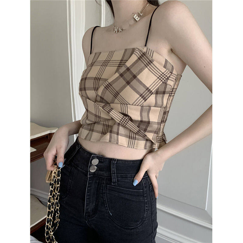 Suspender Tank Top Women Summer Top