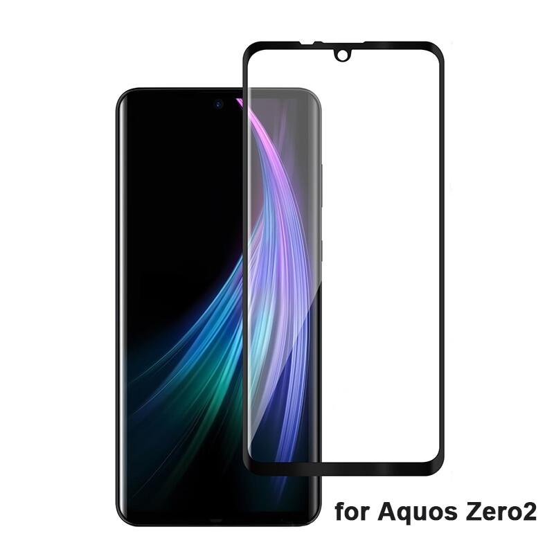 [NEW 2023] Full Cover Curved Tempered Glass For Sharp AQUOS Zero 2 Zero Screen Explosion proof protective film For Sharp AQUOS R6 glass