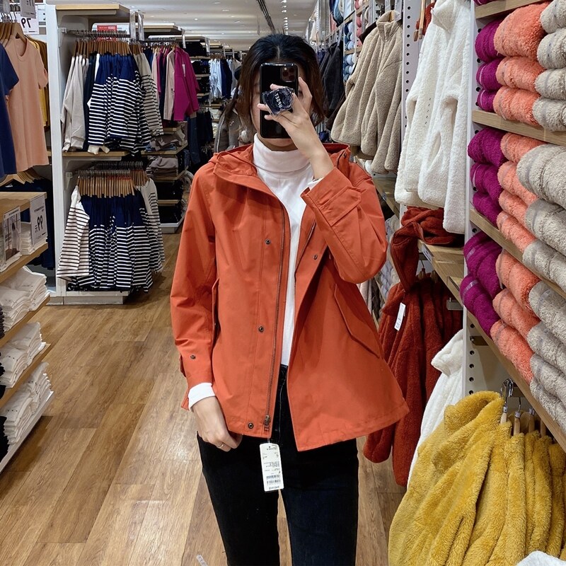 Uniqlo 2022ในฤดูใบไม้ผลิและฤดูใบไม้ร่วงสนุกและง่ายกลางแจ้ง Sun Hooded
