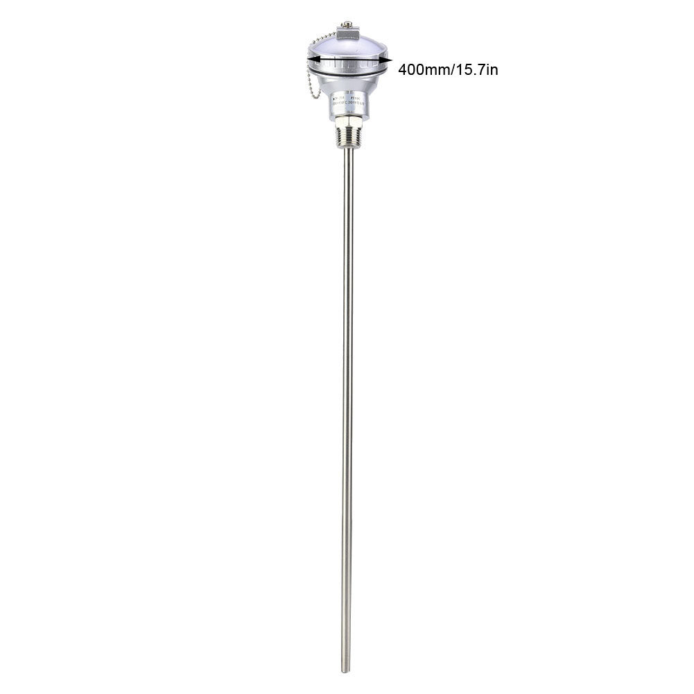 Zonejoy Đầu Dò Cảm Biến Nhiệt Độ RTD PT100, Đầu Cực Cặp Nhiệt Điện NPT 1/2"