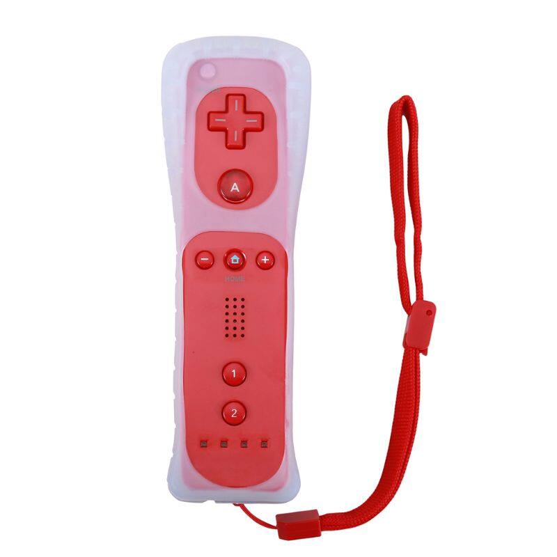 Wireless Gamepad With Silicone Case for Wii Remote Controller Joystick Without Motion Plus