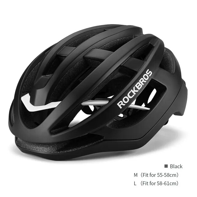 ROCKBROS Bicycle Helmet for Men Women Cycling Safety Aero Breathable Helmet Lightweight Integrally-molded MTB Road Bike Helmet for size 55-58cm/58-61cm/60-64cm