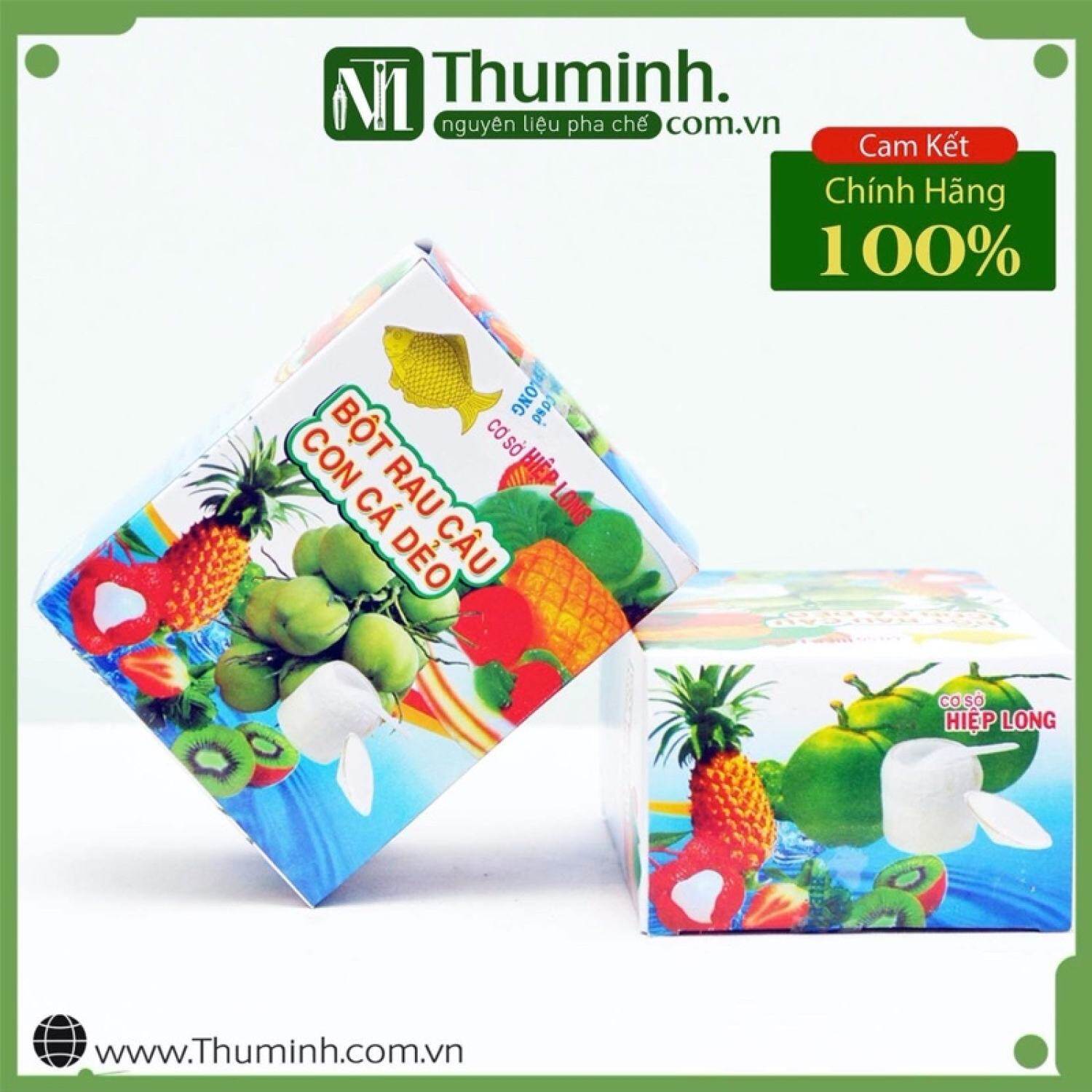 Bột Rau Câu Con Cá Dẻo Hiệp Long (Hộp 12 gói)