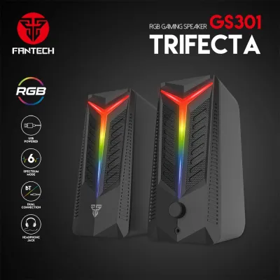 Fantech GS301 Trifecta 2.0 Bluetooth RGB Gaming Speakers