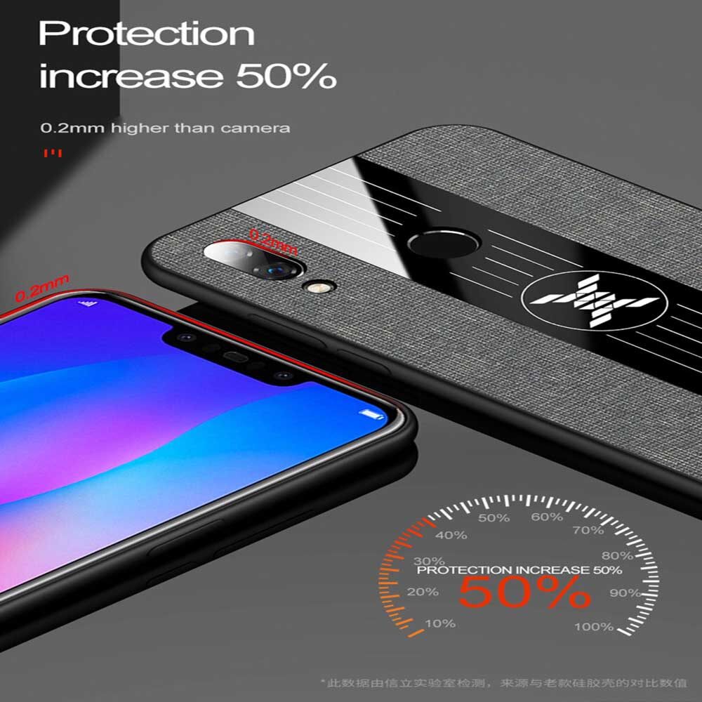 LEEWINDA For Huawei Nova 3i Phone Case, Leather Armor Cases Ring Bracket Cover shell