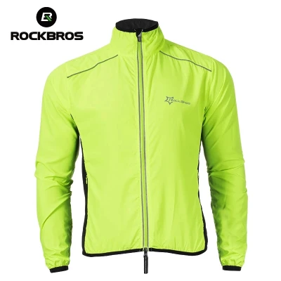 ROCKBROS Jacket Cycling Wind Jacket Bike Raincoat Cycling Rain Coat Jersey Bicycle Rainproof Windproof Quick Dry Coat