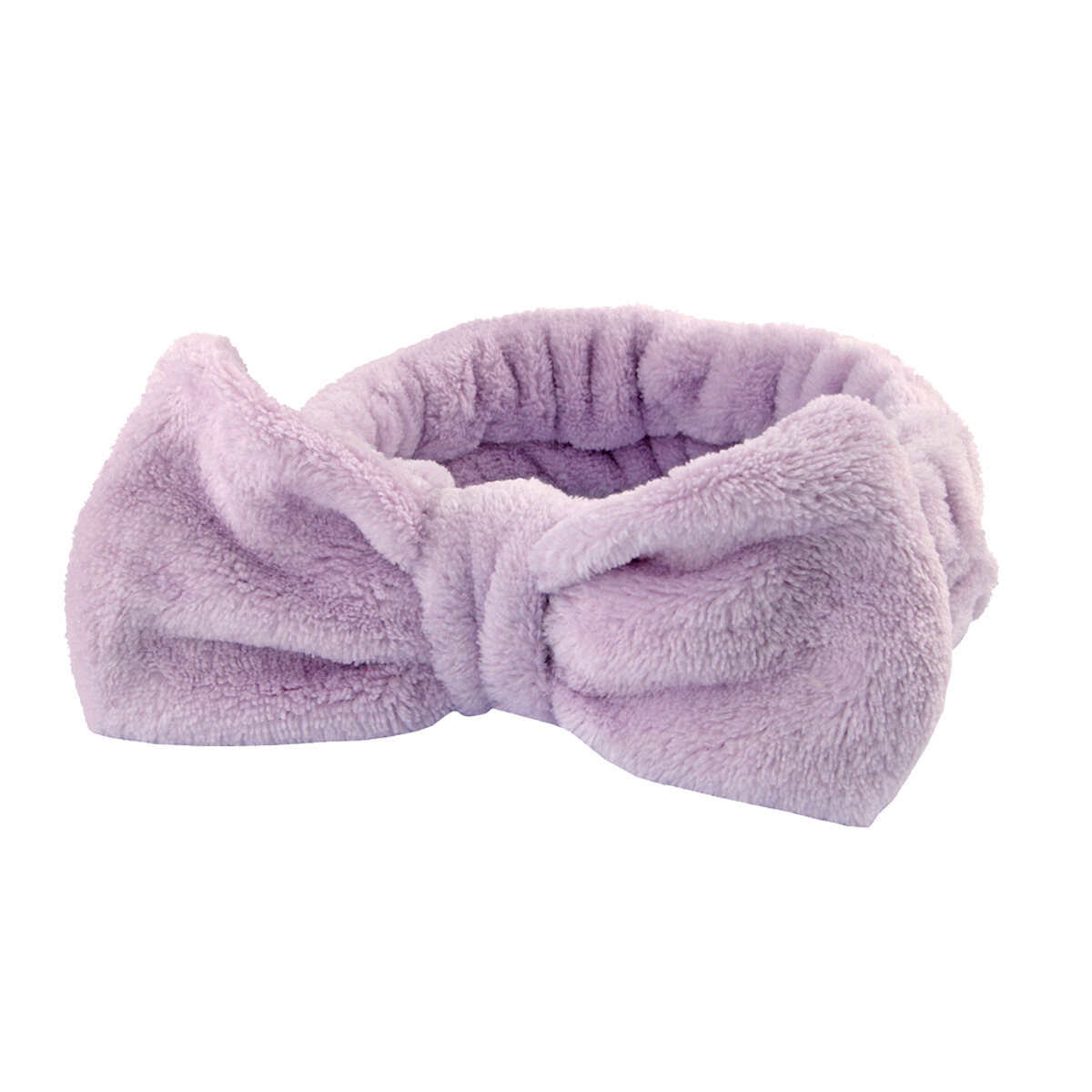 Elastic Headband Practical Headband Simplicity Plush Solid Color Cute