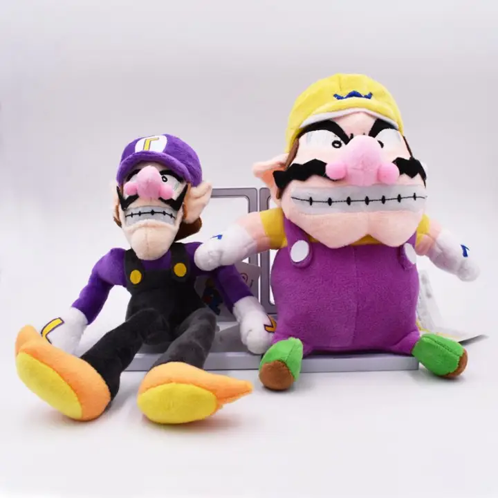 wario and waluigi plush