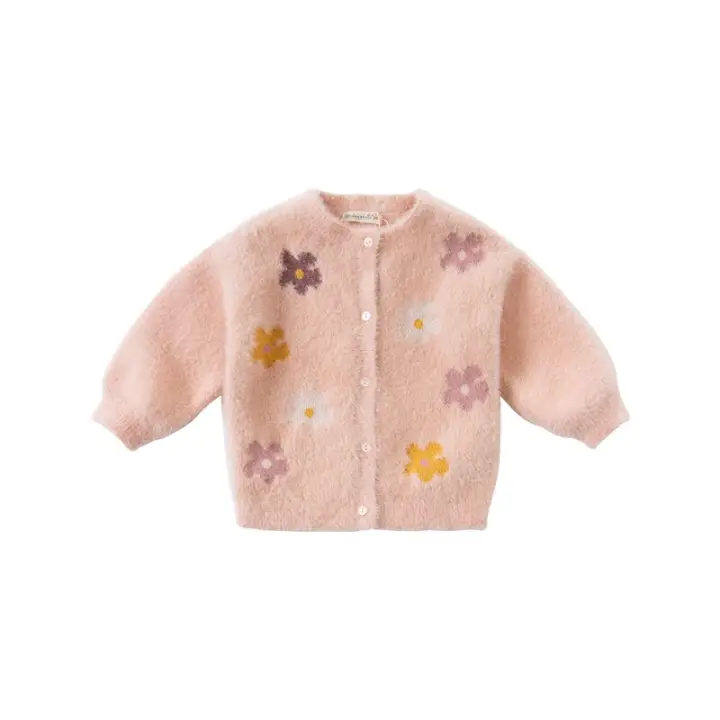 girls floral cardigan