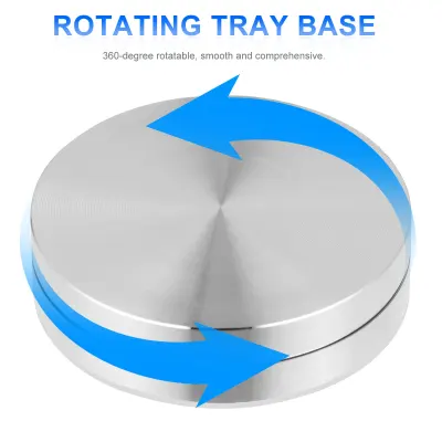 1Pc Turntable Bearing Durable 360 Degree Rotating Turntable Bearing Turntable Base for Dining Table Display Rack