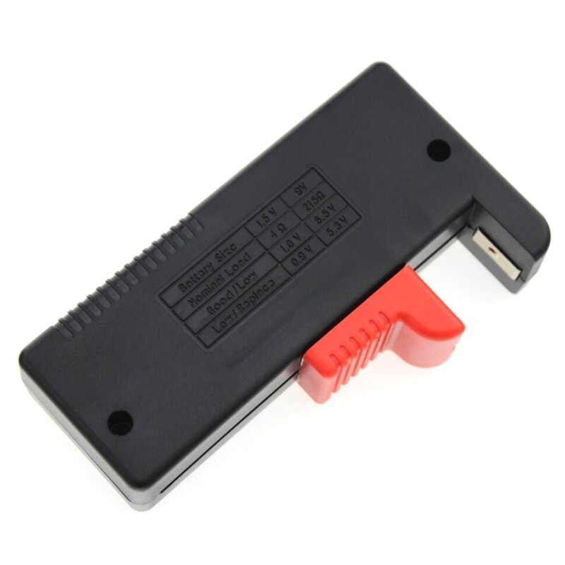 Con Trỏ Kiểm Tra Dung Lượng Pin Máy Kiểm Tra Pin Nhanh 1.5V AA AAA 9V Công Cụ Kiểm Tra Dung Lượng Pin Vuông Cho Gia Đình