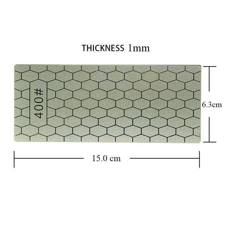 Diamond Knife Sharpening Stone 400# 1000# Knife Sharpener Ultra-thin Honeycomb Surface Whetstone Kitchen Grindstone Tool Set