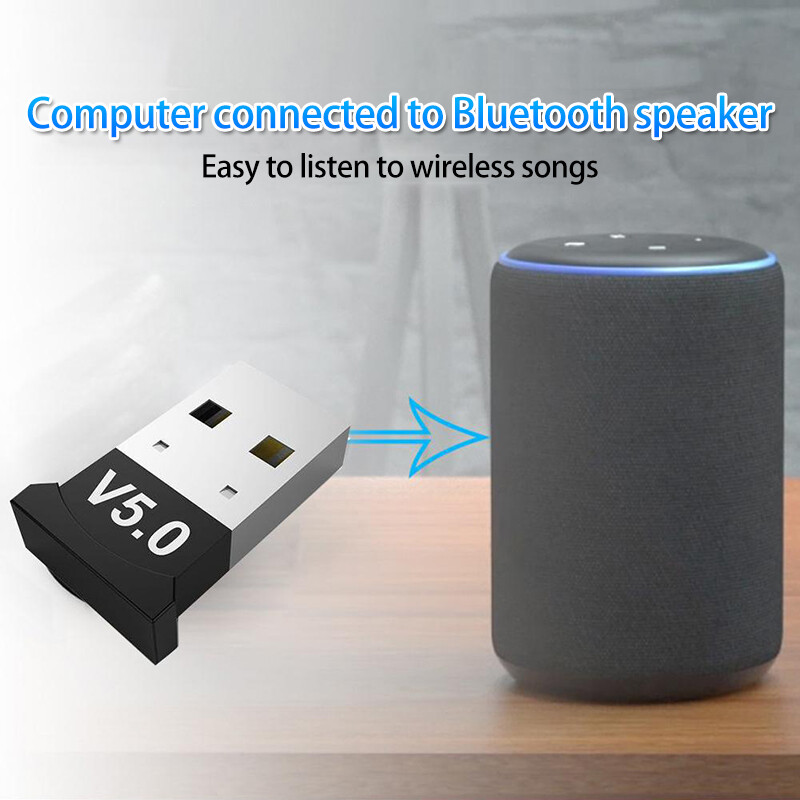Wireless USB Bluetooth 5.0 Adapter AUX Bluetooth Transmitte Dongle Music Receiver for Computer PC Laptop