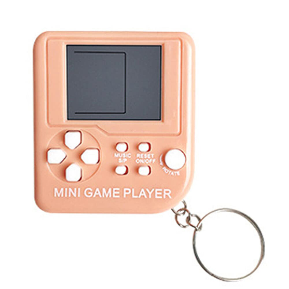 Classic Mini Game Machine Pocket Keychain Portable Retro Nostalgic Game Console With Keyring
