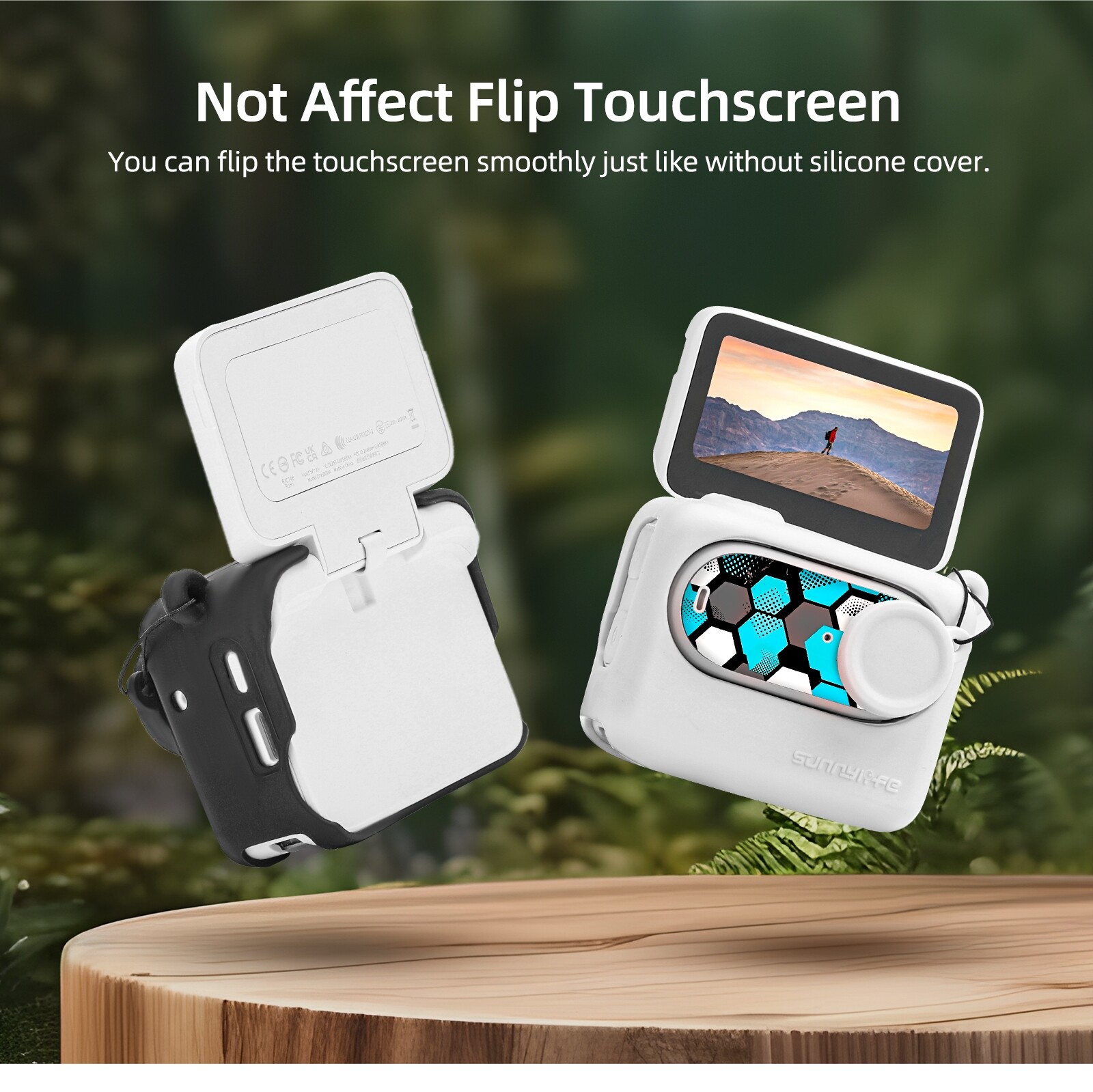 For Insta360 GO3 Silicone Case Camera Sticker Lens Cover Protective Case Lanyard