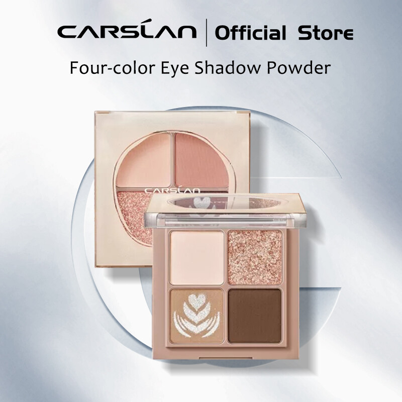 Phấn Mắt Bốn Màu Carslan Cà Phê Sữa Phấn Mịn 6G