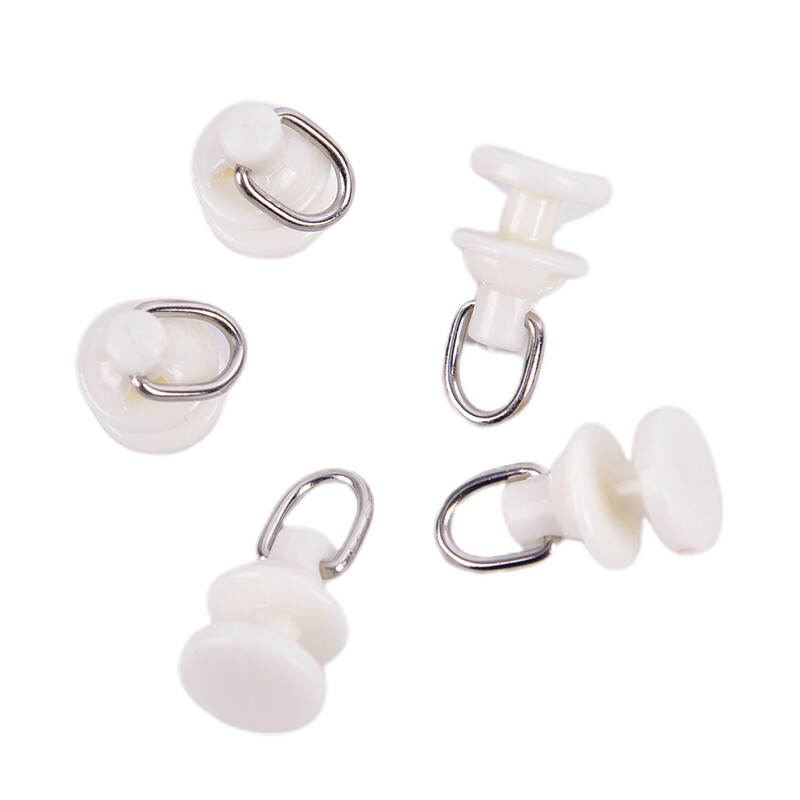 [Dale Dephne] 20pcs Curtain Track Glider Rail Curtain Hook Rollers Curtain Tracks Accessories