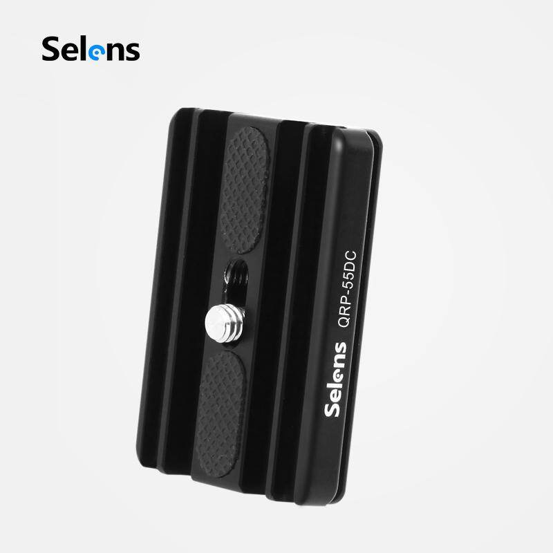 Selens Aluminum Tether Lock QR Quick Release Plate Camera Cable Clamp Adapter