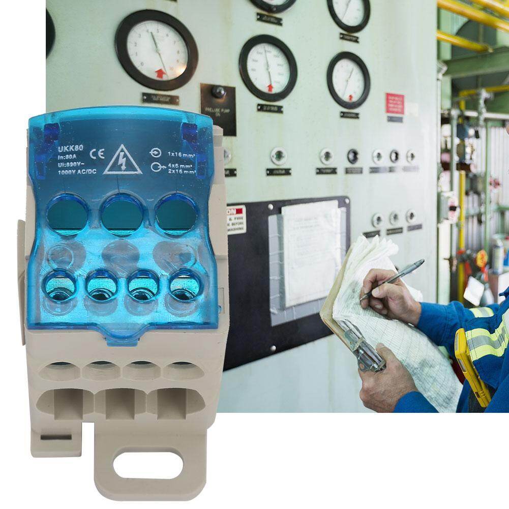 Din Rail Terminal Block Distribution Box Electric Wire Connector Universal Power Junction Box