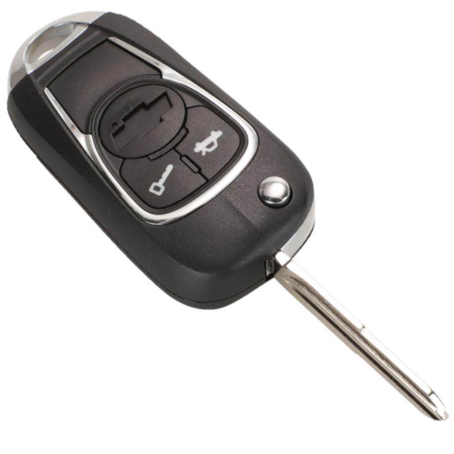 2 Button Modified Flid Key Shell For Chevrolet Aveo Lova Epica Sail Folding Remote Car Key Case Left/right Blade