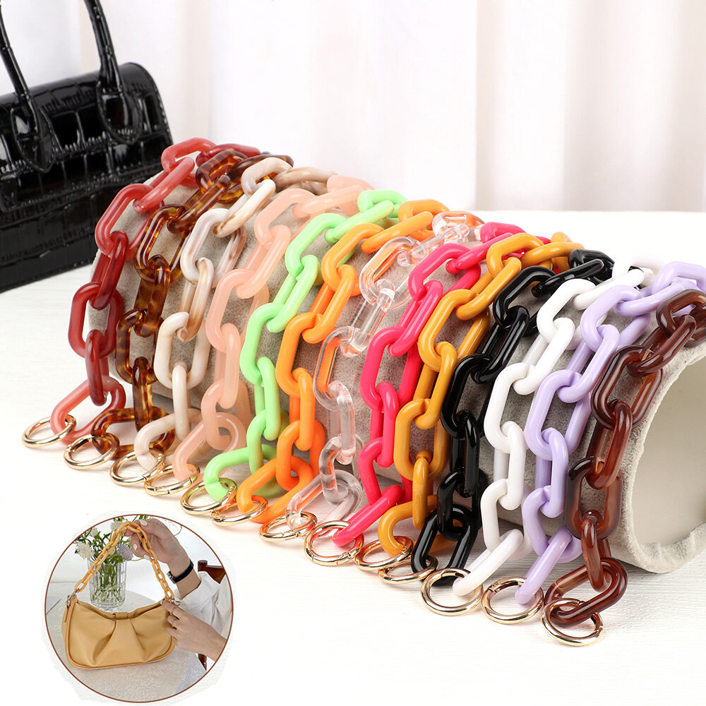 1 Cái Túi Chuỗi Túi Acrylic, Dây Xích, Có Thể Thay Thế Có Thể Tháo Rời Purse Dây Đeo Túi Xách Túi Đeo Chéo Nhựa Tự Làm Phụ Kiện